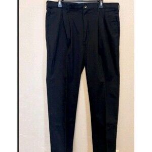 Wrangler Comfort Solutions Series Pants Men's 44x30 Gray Pleated